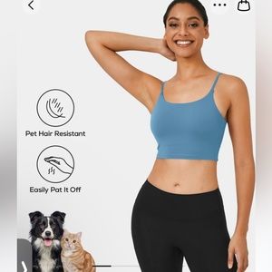 HALARA Patitoff Pet Hair Resistant Workout Cropped Cami
